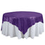 Sequin 90"x90" Table Overlay Square Tablecloth Purple - Sparkly Table Cover - Linen Luxes