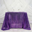 Sequin 90"x90" Table Overlay Square Tablecloth Purple - Sparkly Table Cover - Linen Luxes