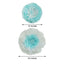 Set of 2 Light Blue Carnation 3D Wall Giant Tissue Paper Flowers - 12",16" - Linen Luxes