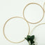 Set of 5 Natural Wooden Rings for Crafts, Floral Hoop Wreath - Linen Luxes