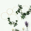 Set of 5 Natural Wooden Rings for Crafts, Floral Hoop Wreath - Linen Luxes