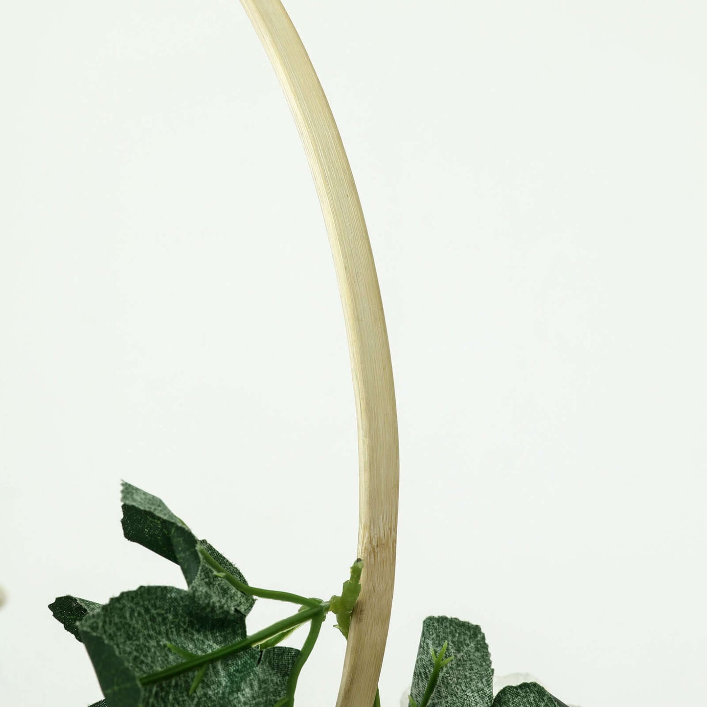 Set of 5 Natural Wooden Rings for Crafts, Floral Hoop Wreath - Linen Luxes