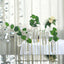 Set of 5 Wedding Centerpieces Gold Frame Conjoined Geometric Design - Test Tube Hydroponic Vases 12" - Linen Luxes
