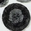 Set of 6 Charcoal Gray Giant Carnation 3D Paper Flowers Wall Decor - 12",16",20" - Linen Luxes