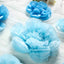 Set of 6 Periwinkle Turquoise Peony 3D Paper Flowers Wall Decor - 7",9",11" - Linen Luxes
