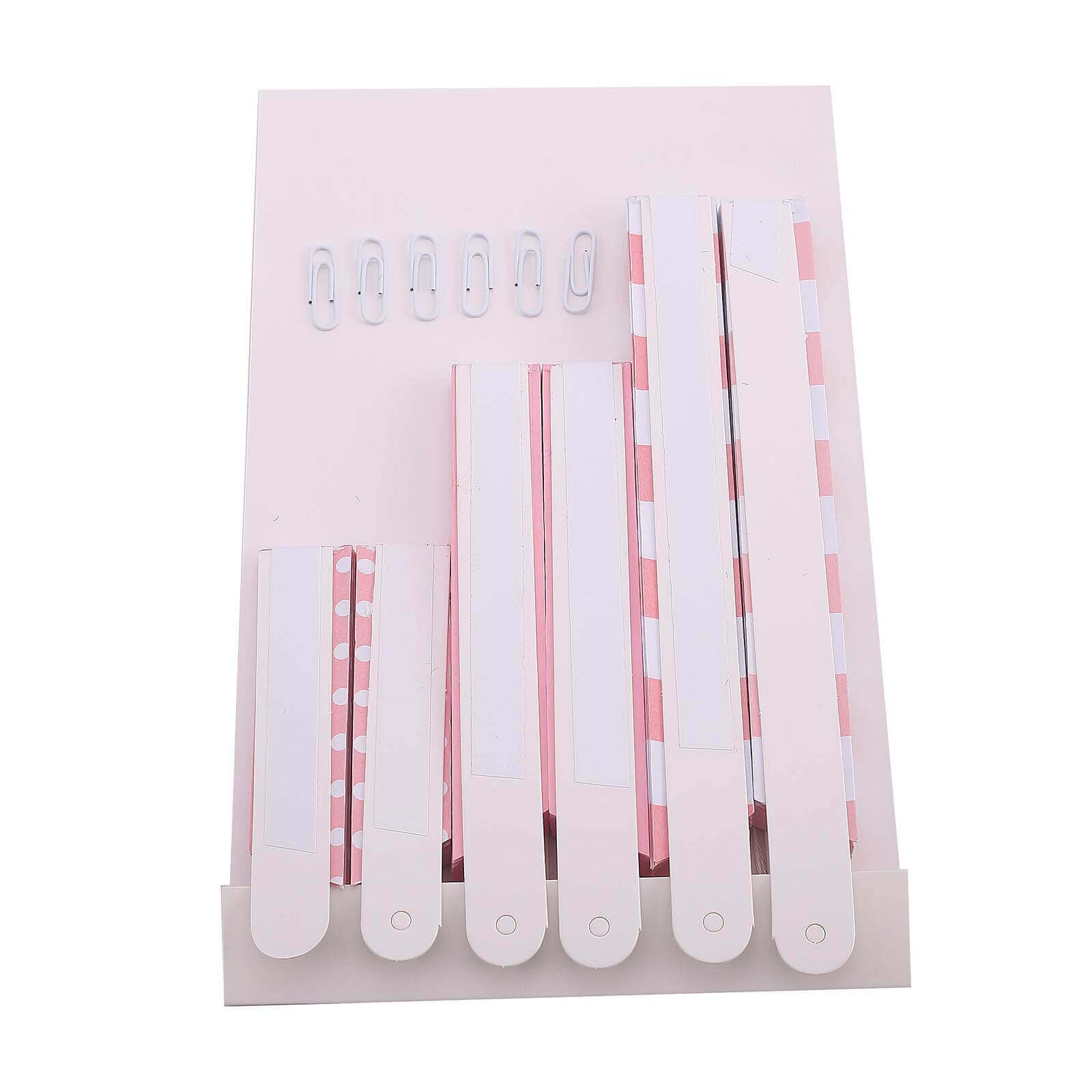 Set of 6 Pink Hanging Paper Fan Decorations, Pinwheel Wall Backdrop Party Kit - 8", 12", 16" - Linen Luxes