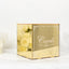 10" Gold Mirror Acrylic Wedding Card Box with Slot - Wishing Well Money Box for Reception, Graduation, and Events