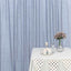8ftx8ft Dusty Blue Sequin Event Curtain Drapes, Backdrop Event Panel
