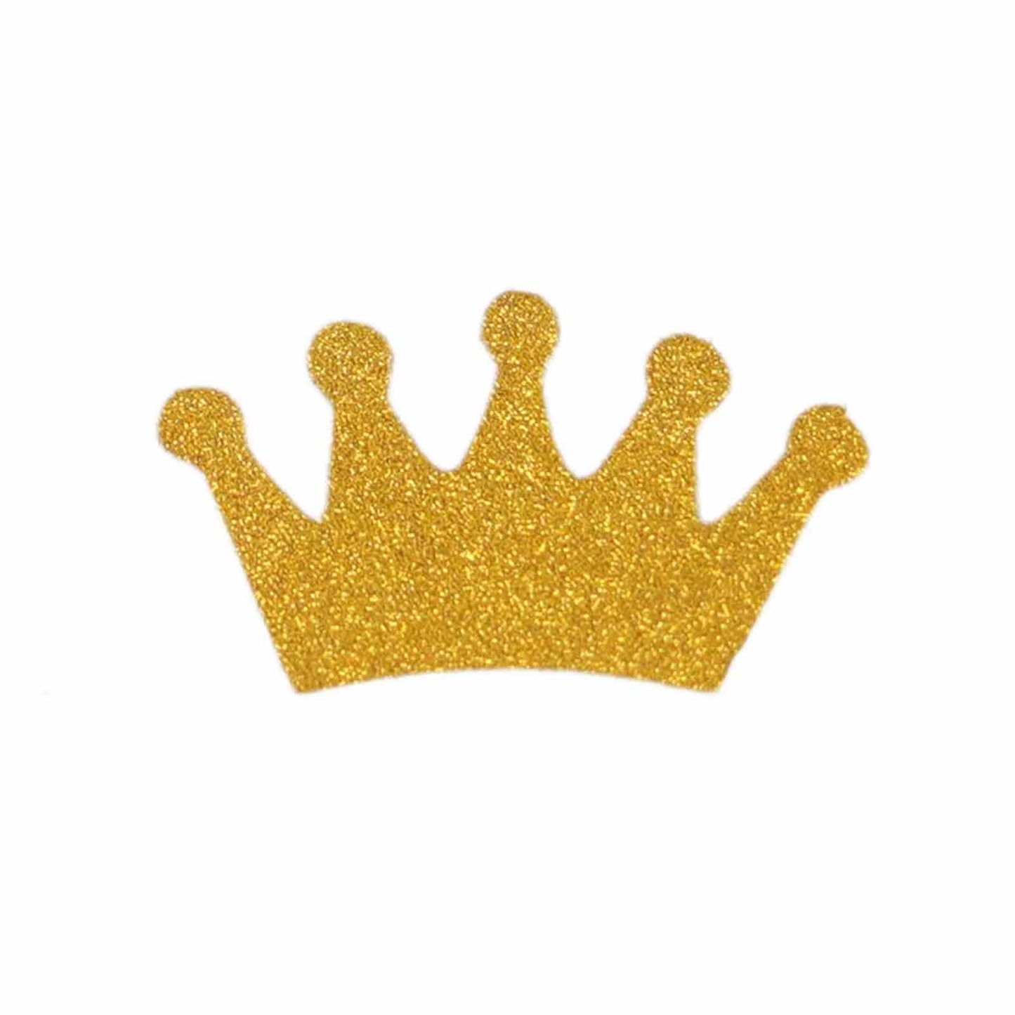 300 Pcs Glitter Princess Crown Paper Confetti Double-Sided Gold, Baby Shower Party Table Scatters - Decorative & Sparkling Design