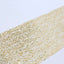 Mesh 11"x108" Table Runner Metallic Gold â€“ Glitter Design for Convenient Event Decoration