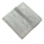 4 Pack Silver Rhinestone Mesh Velcro Backdrop Curtain Bands, Large Chair Sash Clip Tie Backs - 5"X10"