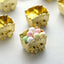 12 Pack 2.5" Gold Mini Chariot Treat Party Favor Boxes, Small Candy Container Gift Boxes