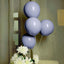 25 Pack 10" Matte Blue Gray Double Stuffed Prepacked Latex Balloons