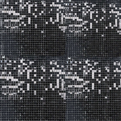 Shiny Black Square Sequin Shimmer Wall Party Photo Backdrop, 24sq.ft Active Spangle Wall Art DÃ©cor Panels - 24 Panels