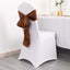 5 Pack Satin Chair Sashes Cinnamon Brown - Durable Chair Bows with Shiny Finish 6"x106"