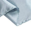 Satin 90"x90" Table Overlay Square Tablecloth Dusty Blue - Smooth Finish Table Topper