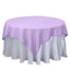 Polyester 70"x70" Table Overlay Square Tablecloth Lavender Lilac - Wrinkle-Resistant & Durable Table Cover