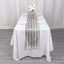 Satin 12"x108" Table Runner Silver Stripe - Stripe Table Decor