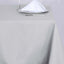 Polyester 70"x70" Table Overlay Square Tablecloth Silver - Wrinkle-Resistant & Durable Table Cover