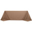 Scuba Rectangular 90"x132" Tablecloth Nude - Wrinkle Free, Stain Resistant & Seamless Table Cover