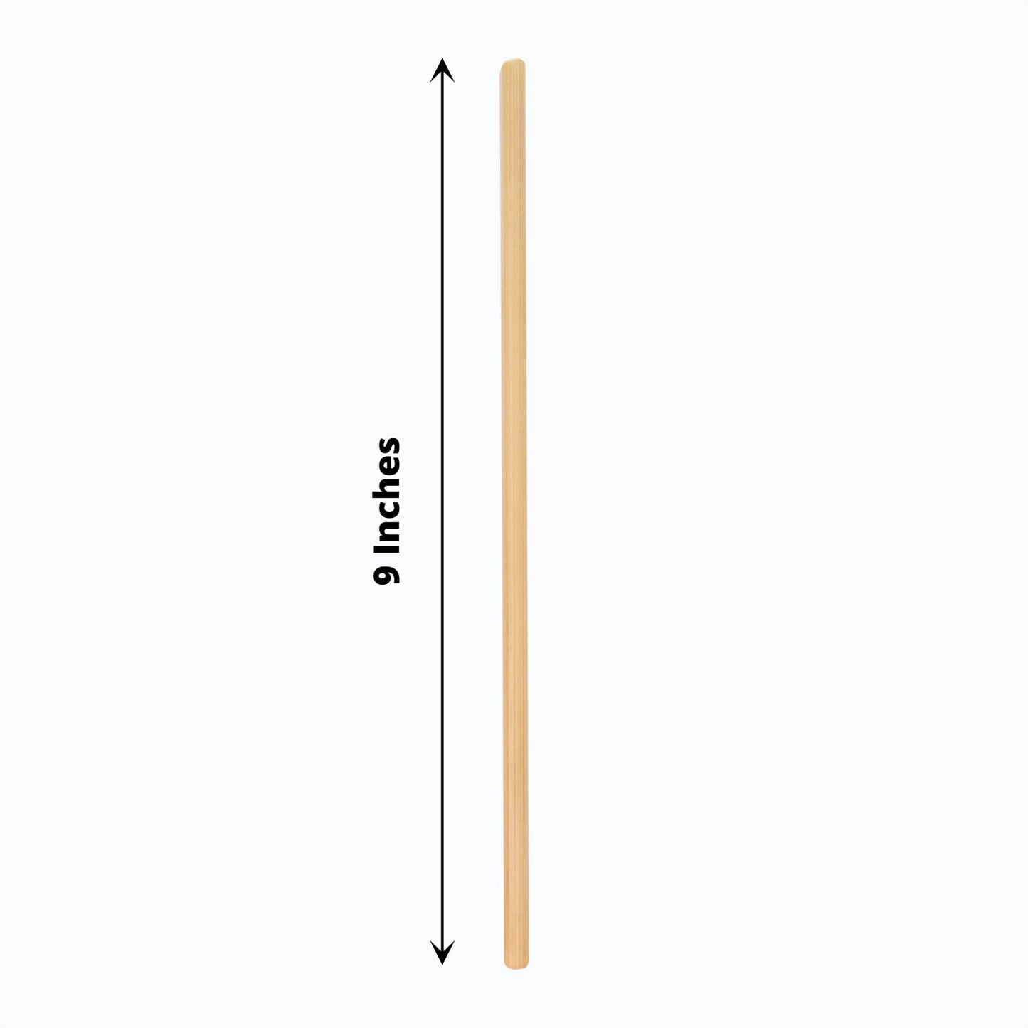 100-Pack Compostable Straws Plant Based 100% Plastic Free - Sustainable Biodegradable Wheat Straws 9"