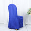Polyester Slip On Banquet Chair Covers Royal Blue - Stain-Resistant Reusable Durable Fabric