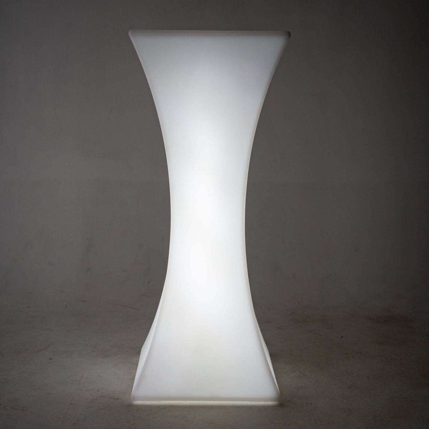 18"x43" Color Changing Cordless LED Light Up Cocktail Table, Rechargeable Waterproof Illuminated Furniture