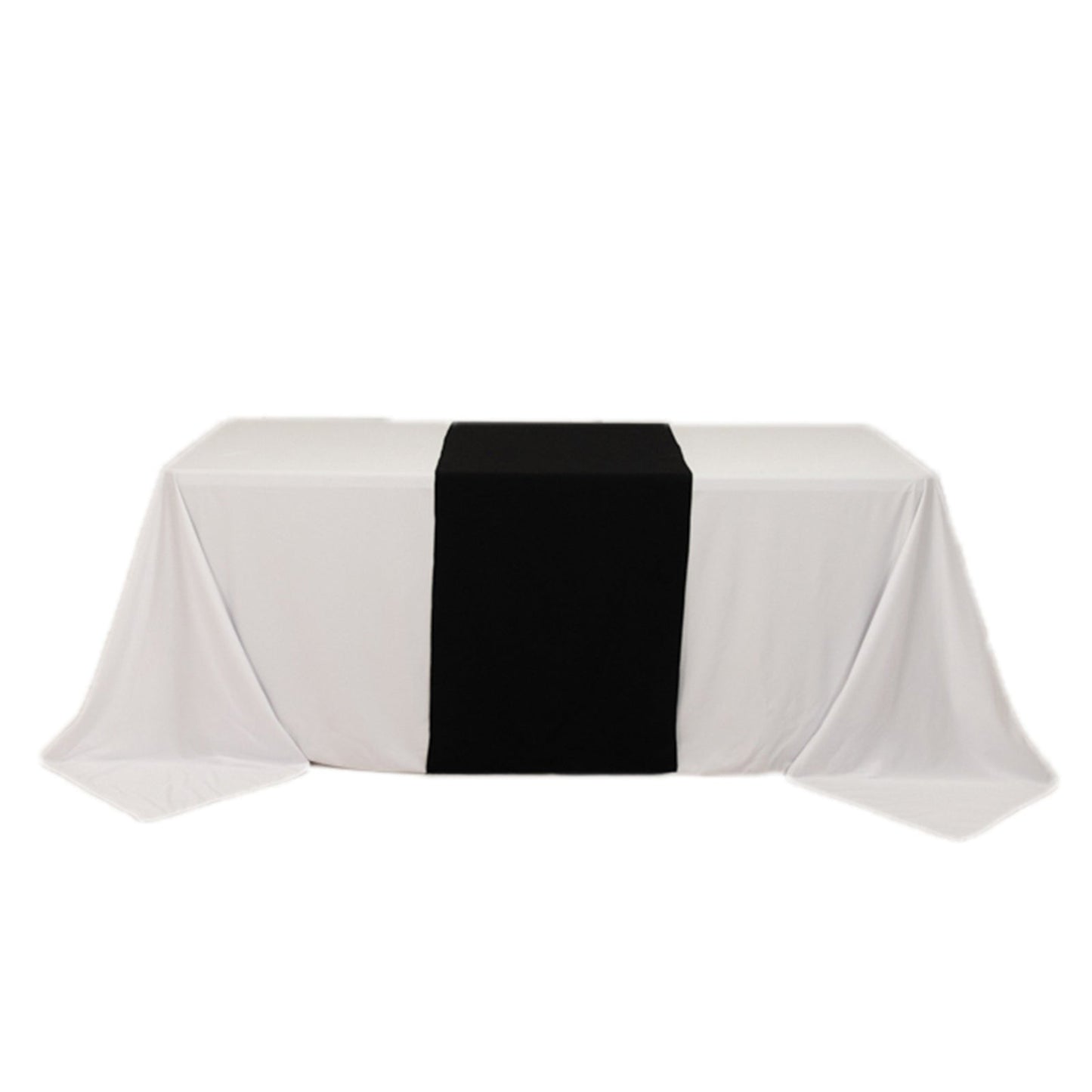 Wide Premium Polyester 24"x72" Table Runner Black - Sublimation Printable Banner