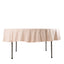 Scuba Round 90" Tablecloth Blush - Wrinkle Free & Stain Resistant Table Cover