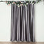 Charcoal Gray Crushed Velvet Backdrop Curtain â€“ 8ft x 8ft Event Drape with Rod Pocket, Privacy Panel for Photo Booths & Events