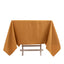 Premium Polyester Square Tablecloth 70"x70" Gold 220GSM Wrinkle-Resistant Table Cover for Stylish Gatherings