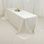 Fire Retardant Premium Polyester 90"x156" Rectangular Tablecloth Ivory - High-Performance Seamless Table Cover