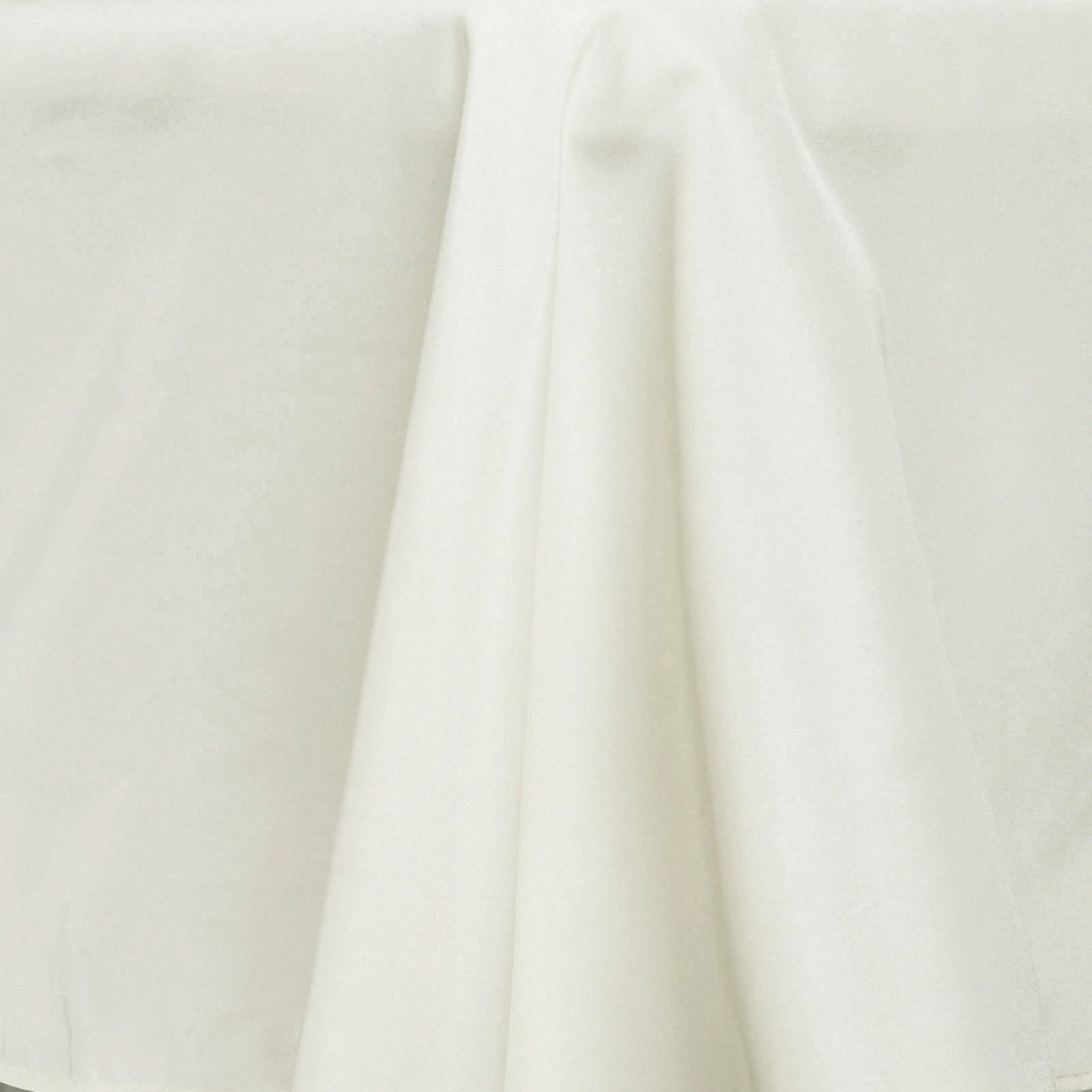 Fire Retardant Premium Polyester 120" Round Tablecloth Ivory - High-Performance Seamless Table Cover