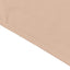 Scuba Rectangular 60"x102" Tablecloth Nude - Wrinkle Free & Stain Resistant Table Cover
