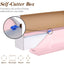 Plastic Table Cover Roll Blush with Slide Cutter - Customizable Disposable Tablecloth Roll 54"x300ft
