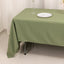 Premium Polyester 60"x126" Rectangle Tablecloth Dusty Sage Green - Stain-Resistant 220GSM Finish Table Cover