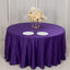 Lamour Satin 120" Round Tablecloth Purple - Seamless Table Cover with Soft Tempered Sheen