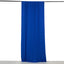 Royal Blue 4-Way Stretch Spandex Event Curtain Drapes, Wrinkle Free Backdrop Event Panel with Rod Pockets - 5ftx10ft
