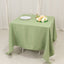 Premium Polyester Square Tablecloth 70"x70" Sage Green 220GSM Wrinkle-Resistant Table Cover