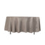 Lamour Satin 108" Round Tablecloth Silver - Durable & Silk-Like Table Cover