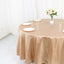 Satin 108" Round Tablecloth Nude - Smooth and Lustrous Table Cover