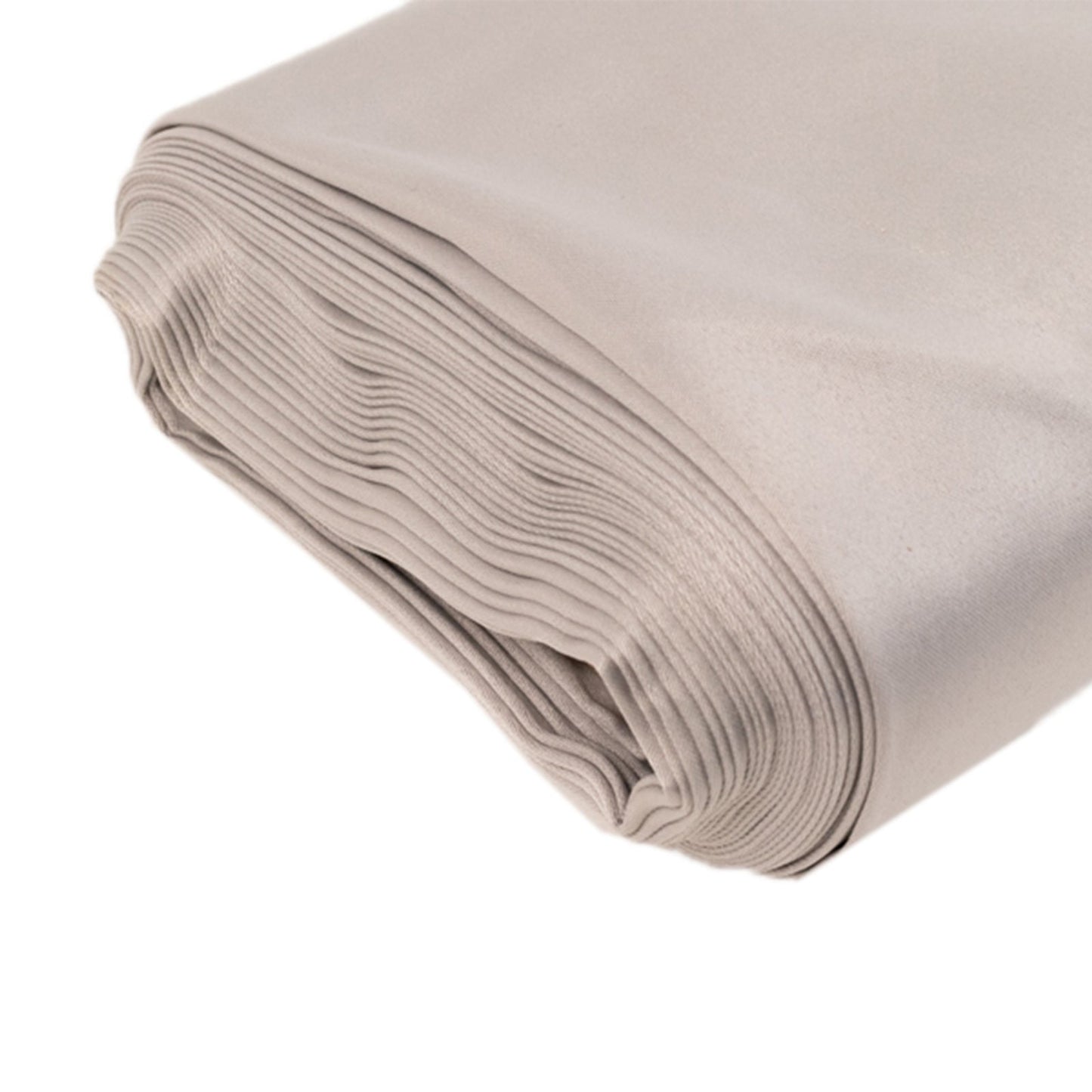 54"x10 Yards Silver Lamour Satin Fabric Bolt, Heavy Matte Satin Fabric By The Yard