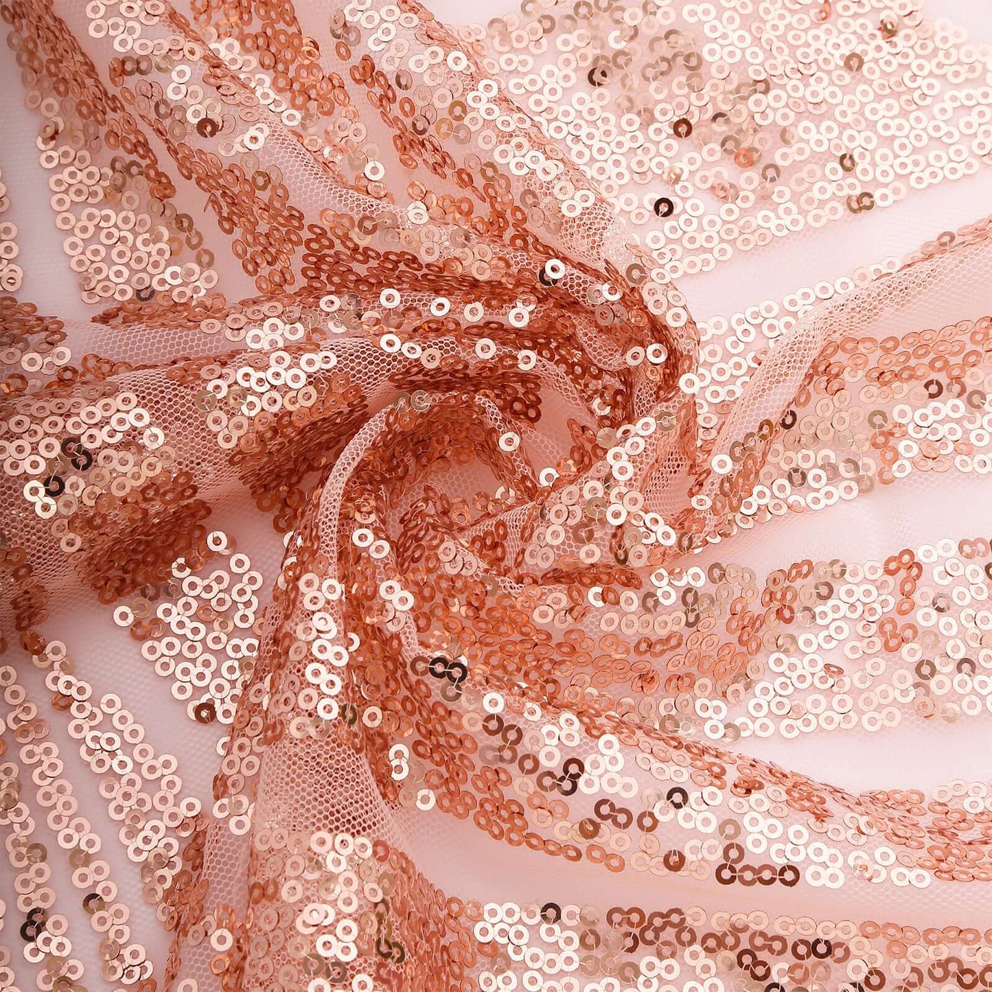 Sequin Napkins 20"x20" Blush - Diamond Pattern Reusable Napkin