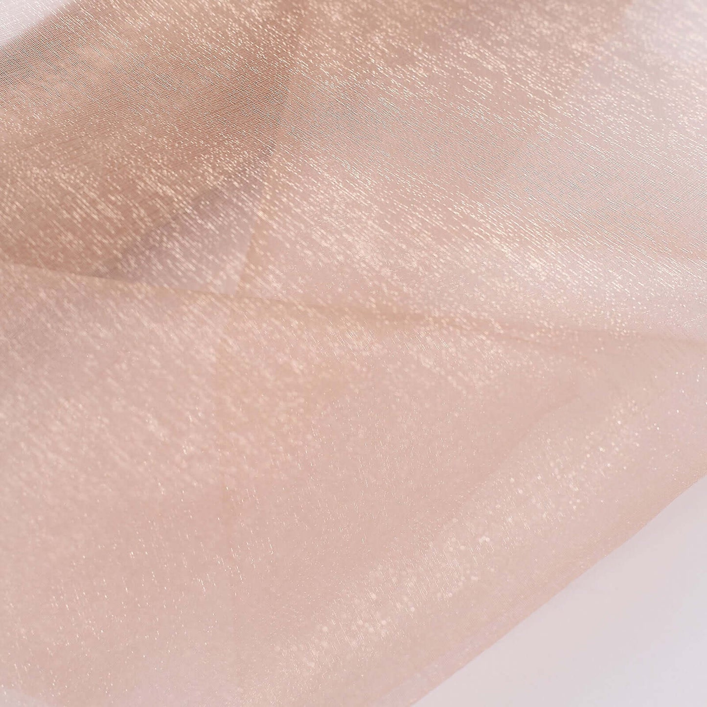 12"x10yd Nude Sheer Chiffon Fabric Bolt, DIY Voile Drapery Fabric