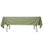 Scuba Rectangular 60"x102" Tablecloth Dusty Sage Green - Wrinkle Free & Stain Resistant Table Cover