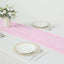 Gauze Cheesecloth 10ft Table Runner Pink - Rustic Boho Style