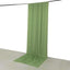 Sage Green 4-Way Stretch Spandex Event Curtain Drapes, Wrinkle Free Backdrop Event Panel with Rod Pockets - 5ftx14ft