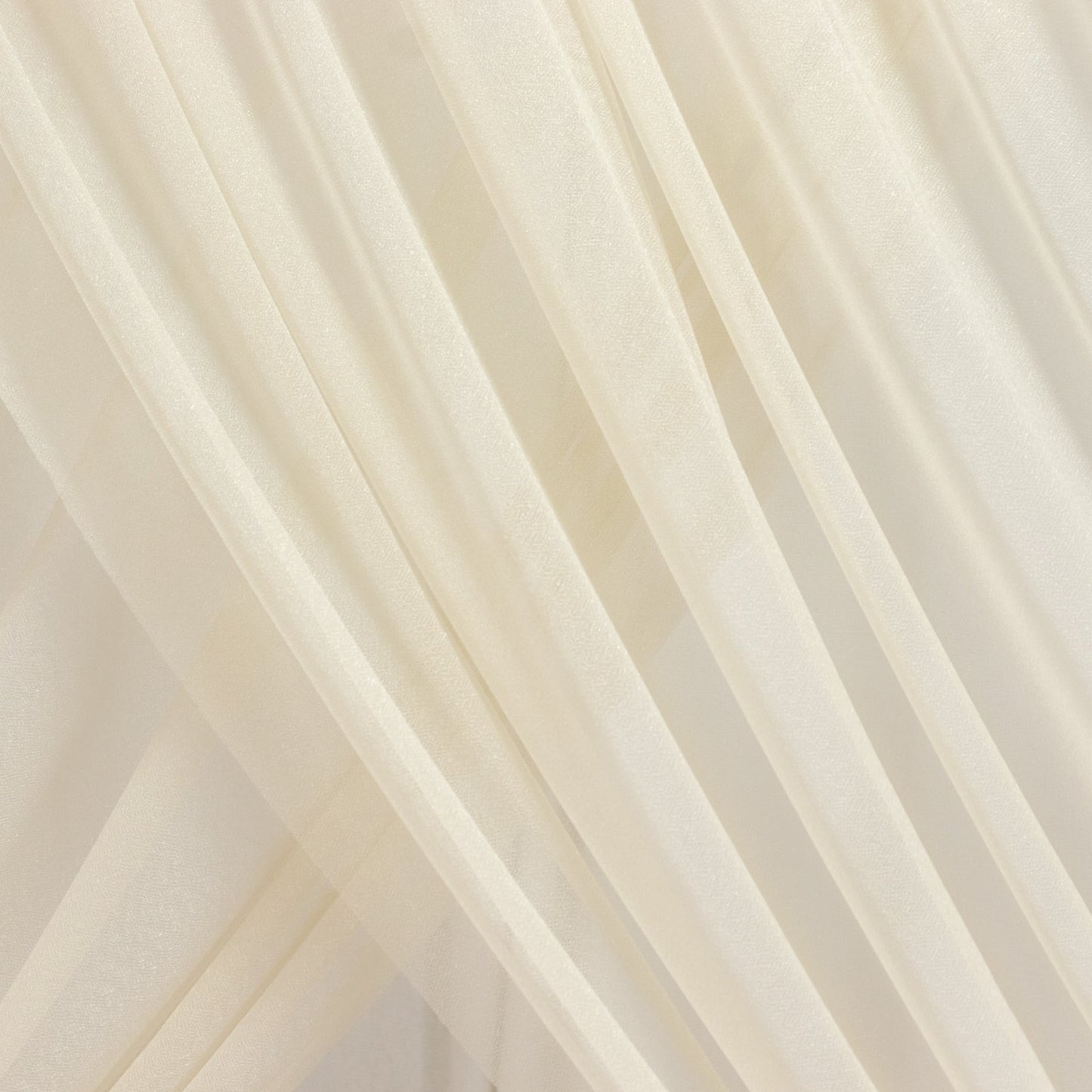 Beige Sheer Backdrop Drape â€“ 5ft x 14ft Wedding Arch & Ceiling Decor Panel, Wrinkle Free with Soft Shimmer
