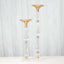Acrylic Crystal Pillar Candle Stand Gold/Clear - Table Centerpiece and Wedding Flower Bowl Pedestal 24"
