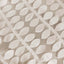 Taffeta 90"x132" Rectangle Tablecloth Beige | 3D Leaf Petal Design Seamless Table Cover